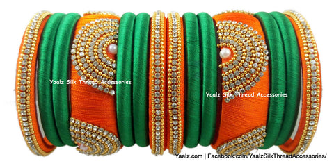 silk thread Grandeur Bangle Collections 
