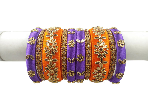 silk thread Grandeur Bangle Collections 