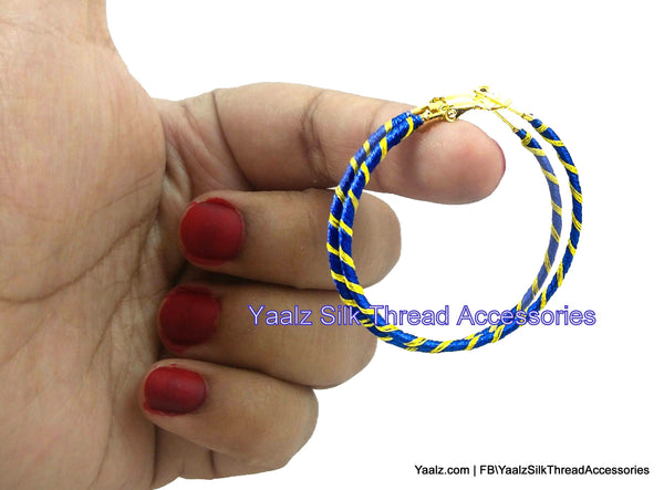 silk thread EARRING 