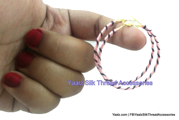 silk thread EARRING 