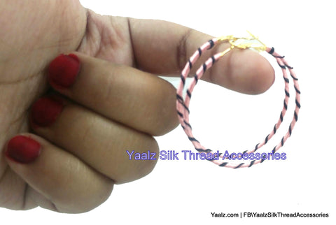 silk thread EARRING 