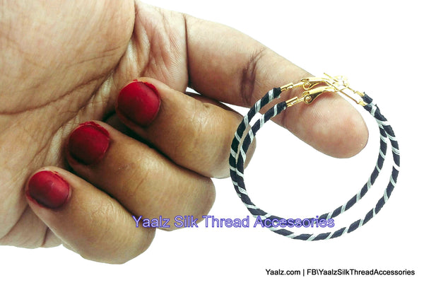 silk thread EARRING 