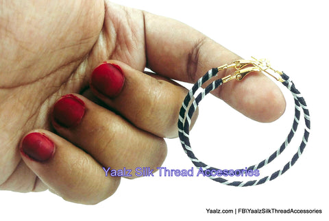 silk thread EARRING 