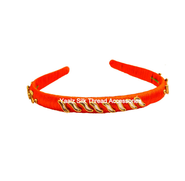 silk thread Hair Bands 